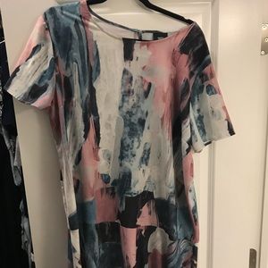 Watercolor dress